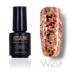 Гел Лак Диамантено-Брокатна Серия 7ml W29 Rosalind